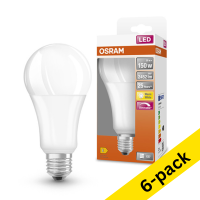Osram E27 LED dimmable matte pear bulb 20W (150W) (6-pack)  LOS00067