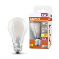 Osram E27 LED dimmable matte pear bulb 7.5W (75W)  LOS00048