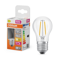 Osram E27 LED dimmable pear filament bulb 1.8W (25W) | 2700K LOS01867