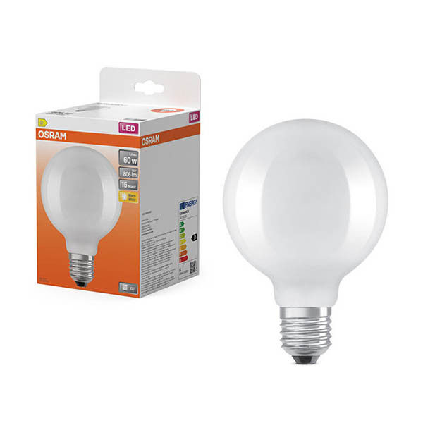 Osram E27 LED matte ball bulb 5.9W (60W) | 2700K LOS02198 - 1