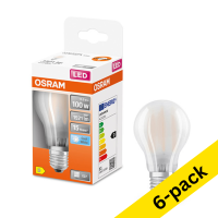 Osram E27 LED matte pear bulb 11W (100W) (6-pack)  LOS00105