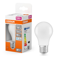 Osram E27 LED matte pear bulb 4.9W (40W) | 6500K LOS01147