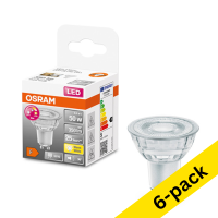 Osram GU10 LED dimmable GlowDim spotlight 4.5W (50W) | 1800-2700K (6-pack)