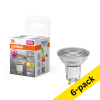 Osram GU10 LED dimmable glass spotlight 2.4W (35W) | 2700K (6-pack) LOS01918 - 1