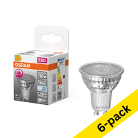 Osram GU10 LED dimmable glass spotlight 3.7W (50W) | 4000K (6-pack)
