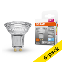 Osram GU10 LED glass spotlight 2.6W (35W) (6-pack) LOS00281