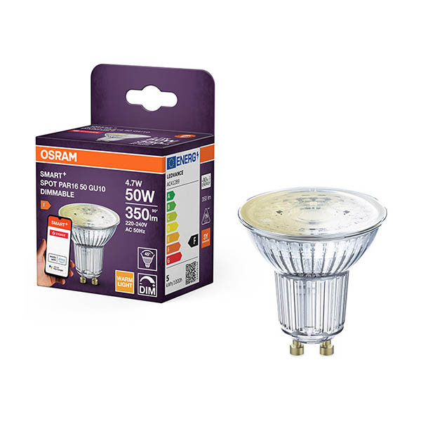 Osram GU10 Smart LED 45° spotlight 4.7W (50W) | 2700K LOS01959 - 1