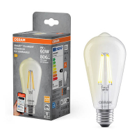 Osram Ledvance E27 Smart clear Edison WiFi bulb 6W | 2700K LOS02001