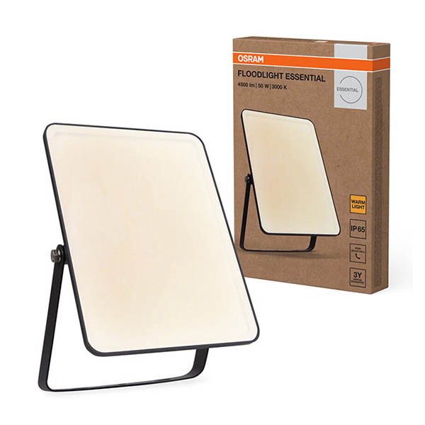 Osram Ledvance Essential black floodlight 50W | 3000K | 4250 lumens | IP65 LOS02076 - 1