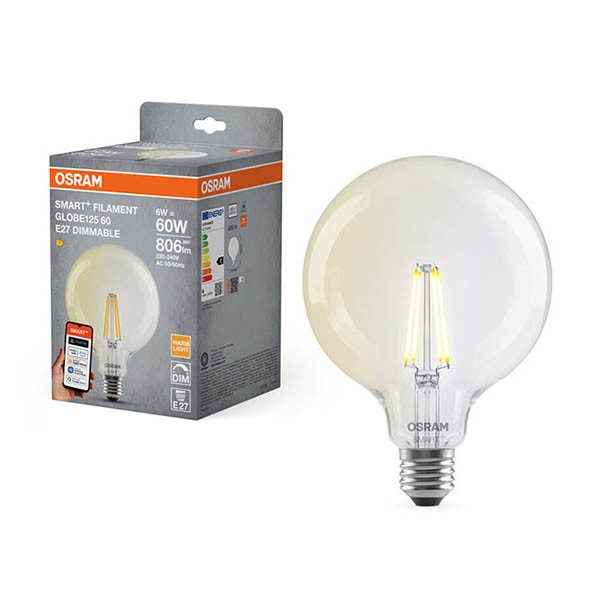 Osram Ledvance Smart E27 clear globe WiFi bulb 6W | 2700K LOS02002 - 1