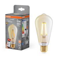 Osram Ledvance Smart E27 gold Edison WiFi bulb 6W | 2400K LOS02004