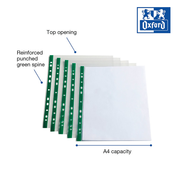 | Punched pocket (A4, 11-hole) | Oxford | 100-pack IE000505 - 2