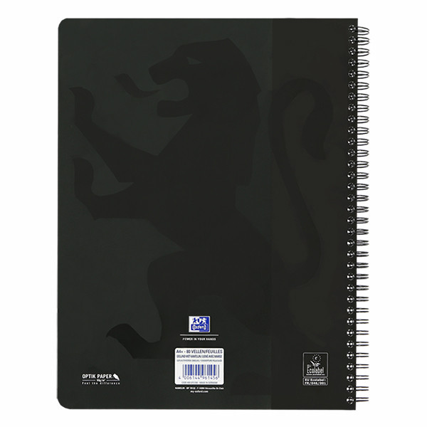 Oxford A4+ lined spiral lecture pad, 80 sheets (3-pack) 260084 - 5