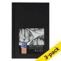 Oxford A6 hardcover sketchbook (96 sheets) (3-pack)