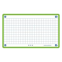 Oxford A7 green checkered flashcards (80-pack) 260208