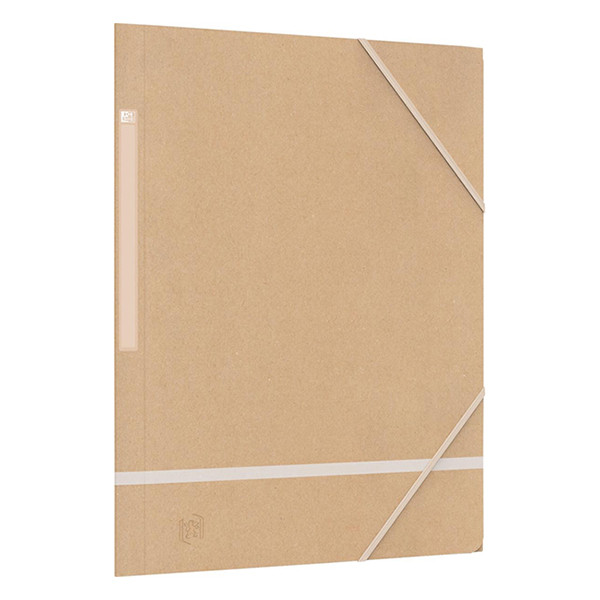 Cardboard elastic folder | A4 | Oxford Touareg beige 260320 - 1
