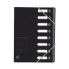 Cardboard tabs 1-8 (8 tabs) sorting folder | A4 | Oxford Top File+ black