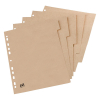 Cardboard tabs (5 beige tabs) | A4, 11-hole | Oxford Touareg 260323 - 1