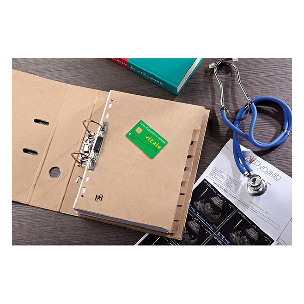 Cardboard tabs (5 beige tabs) | A4, 11-hole | Oxford Touareg 260323 - 2