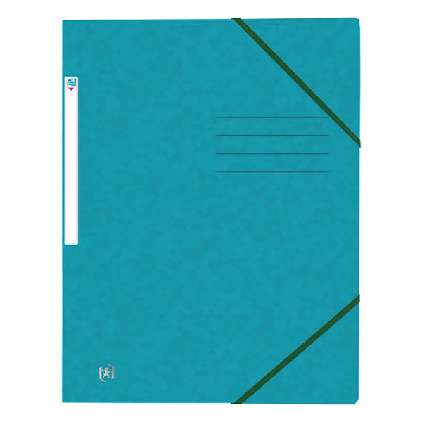 Elastic folder A4 | aqua cardboard | Oxford Top File+ 260134 - 1