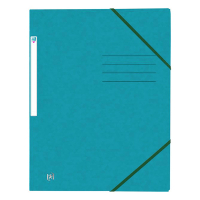 Elastic folder A4 | aqua cardboard | Oxford Top File+ 260134
