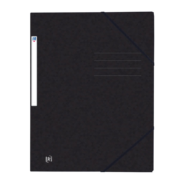 Elastic folder A4 | black cardboard | Oxford Top File+ 260129 - 1
