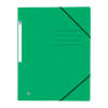 Elastic folder A4 | green cardboard | Oxford Top File+