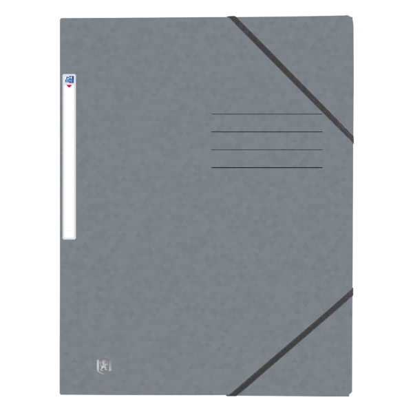 Elastic folder A4 | grey cardboard | Oxford Top File+ 260135 - 1