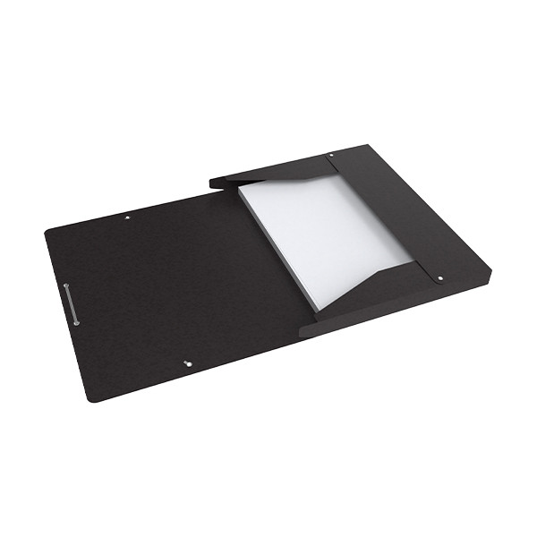 Elasticated folder 25mm (200 sheets) | Oxford Top File+ black 260103 - 2