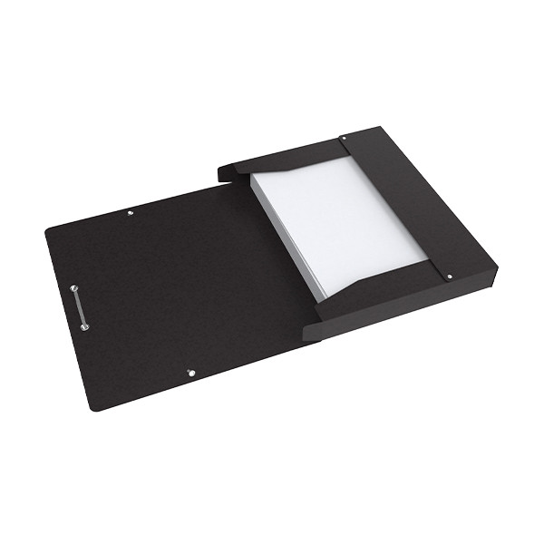 Elasticated folder 40mm (300 sheets) | Oxford Top File+ black 260109 - 2