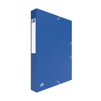 Elasticated folder 40mm (300 sheets) | Oxford Top File+ blue 260107