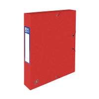 Elasticated folder 40mm (300 sheets) | Oxford Top File+ red