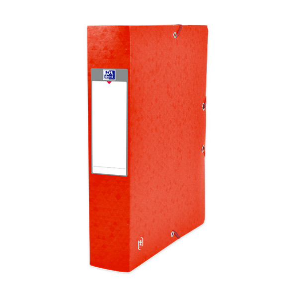 Elasticated folder 60mm (400 sheets) | Oxford Top File+ red 260117 - 1