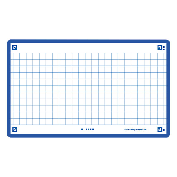 Flashcards (A7, blue) | checkered | Oxford | 80-pack 260205 - 1