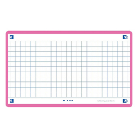 Flashcards (A7, fuchsia) | checkered | Oxford | 80-pack 260206