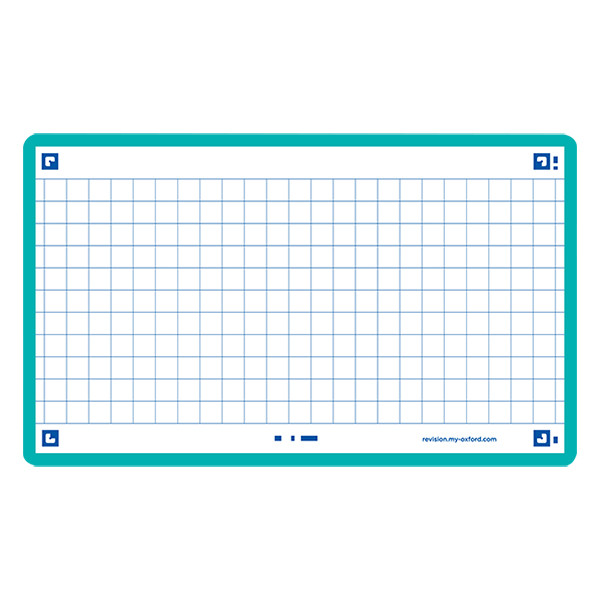Flashcards (A7, mint) | checkered | Oxford | 80-pack 260210 - 1
