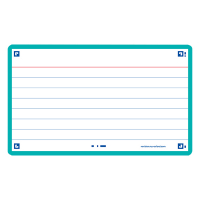 Flashcards (A7, mint) | lined | Oxford | 80-pack 260198