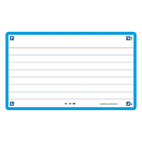 Flashcards (A7, turquoise) | lined | Oxford | 80-pack 260203