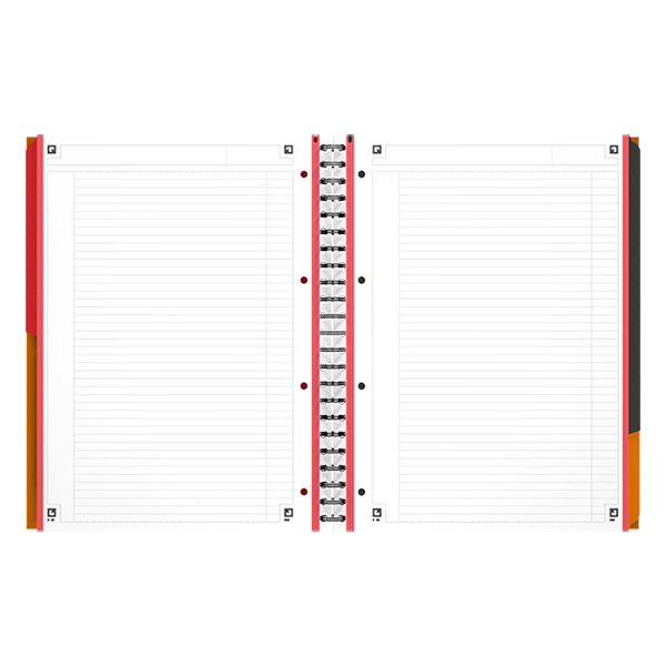 Oxford International Filing A4 orange notebook lined, 80 grams (100-sheets) 100102000 260041 - 2