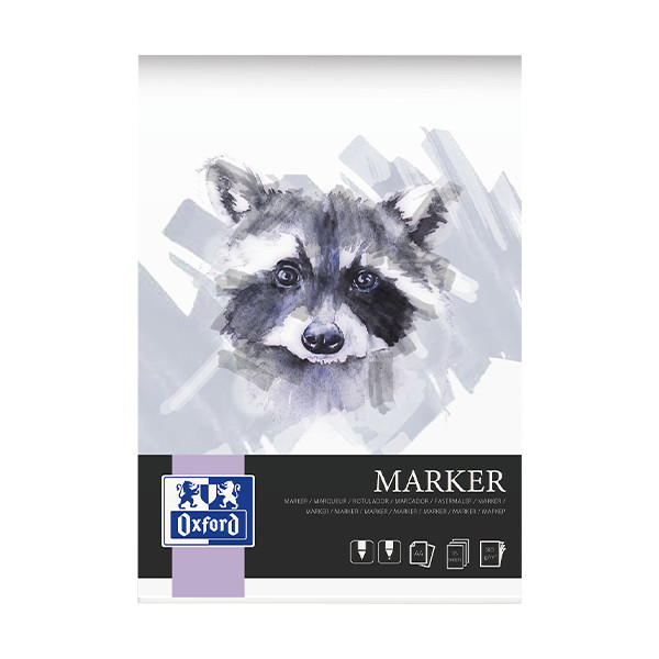 Oxford Marker A4 sketchpad, 180 grams (15 sheets) 400166104 237637 - 1