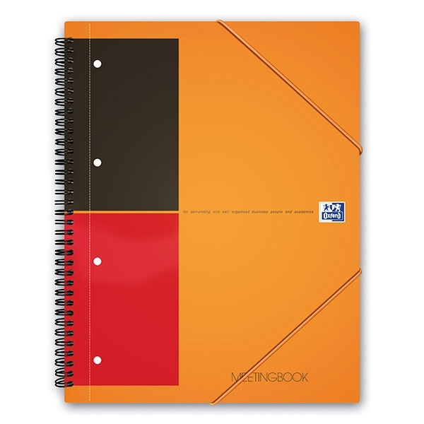Notepad Meetingbook A4+ | orange | Oxford International | 80 sheets 260004 - 1