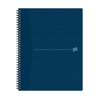 Notepad checkered spiral A4+ | blue | Oxford Origin | 70 sheets 260269
