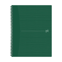 Notepad checkered spiral A4+ | green | Oxford Origin | 70 sheets 260272