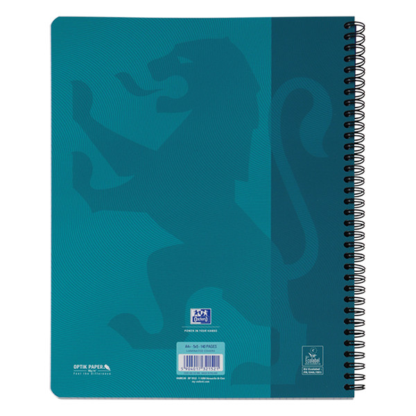 Notepad checkered spiral A4+ | light blue | Oxford Touch | 70 sheets 260147 - 2
