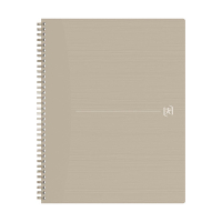 Notepad checkered spiral A4+ | sand | Oxford Origin | 70 sheets 260271