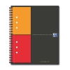 Notepad checkered spiral A5 | 5mm | black/orange | Oxford International | 80 sheets 260003 - 1