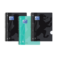 Notepad lecture block A4+ | assorted colours | Oxford School | 80 sheets | 3-pack 260084