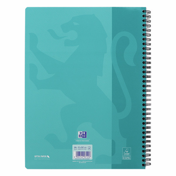 Notepad lecture block A4+ | assorted colours | Oxford School | 80 sheets | 3-pack 260084 - 4