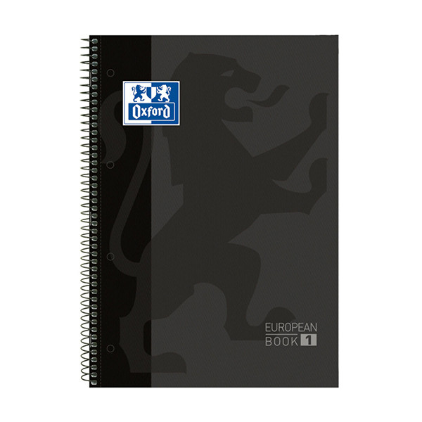 Notepad lecture block A4+ | black | Oxford Classic | 80 sheets 260289 - 1
