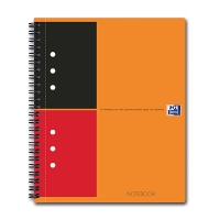 Notepad lecture block A5+ | orange | Oxford International | 80 sheets 260002